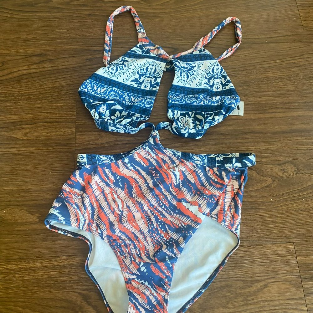 NEW with Tags One Piece Swim Bathing Suit Sexy Blue Indigo by Minkpink Resort